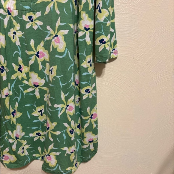 J. Jill Green Floral Blouse - Picture 7 of 8